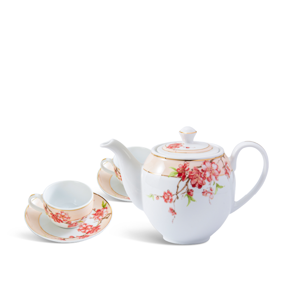 Bộ trà 0.8 L - Camellia - Hoa Đào
