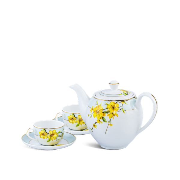 Bộ trà 0.8 L - Camellia - Hoa Mai