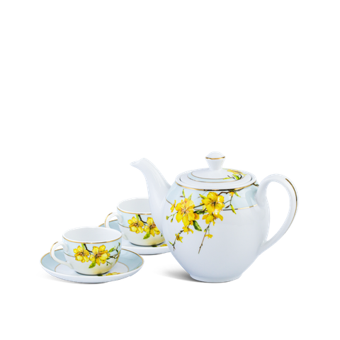  Bộ trà 0.8 L - Camellia - Hoa Mai 