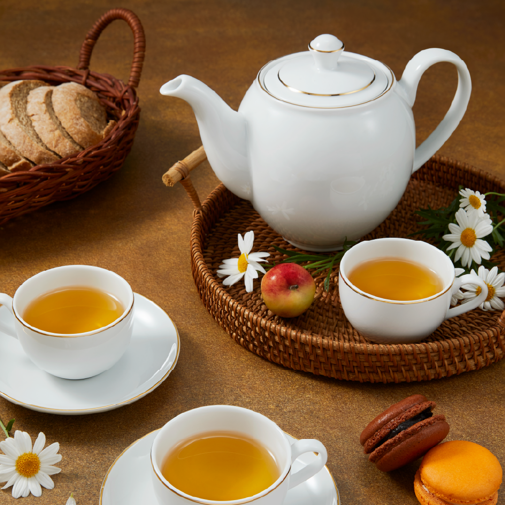 Bộ trà 1.1 L - Camellia - Chỉ Vàng
