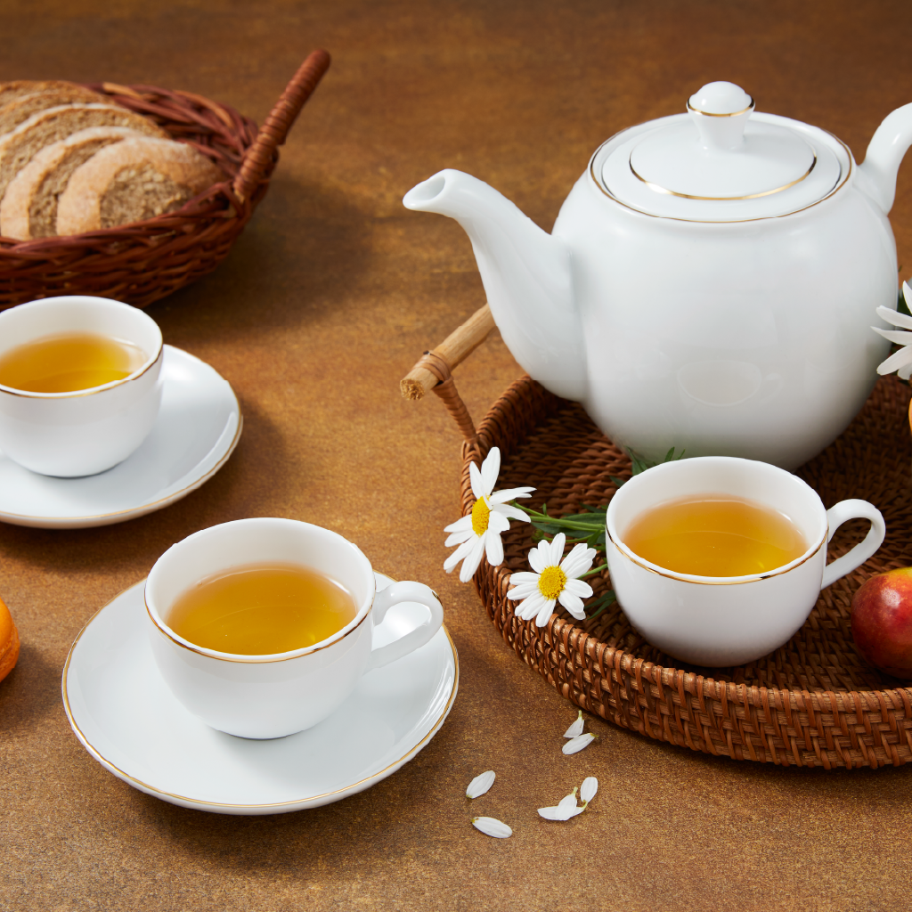 Bộ trà 1.1 L - Camellia - Chỉ Vàng