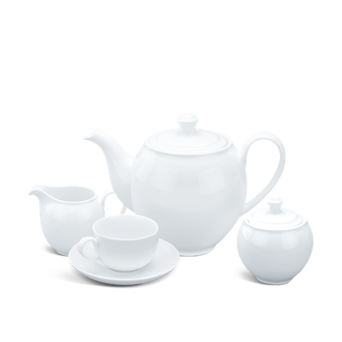  Bộ trà 1.1 L - Camellia - Trắng 