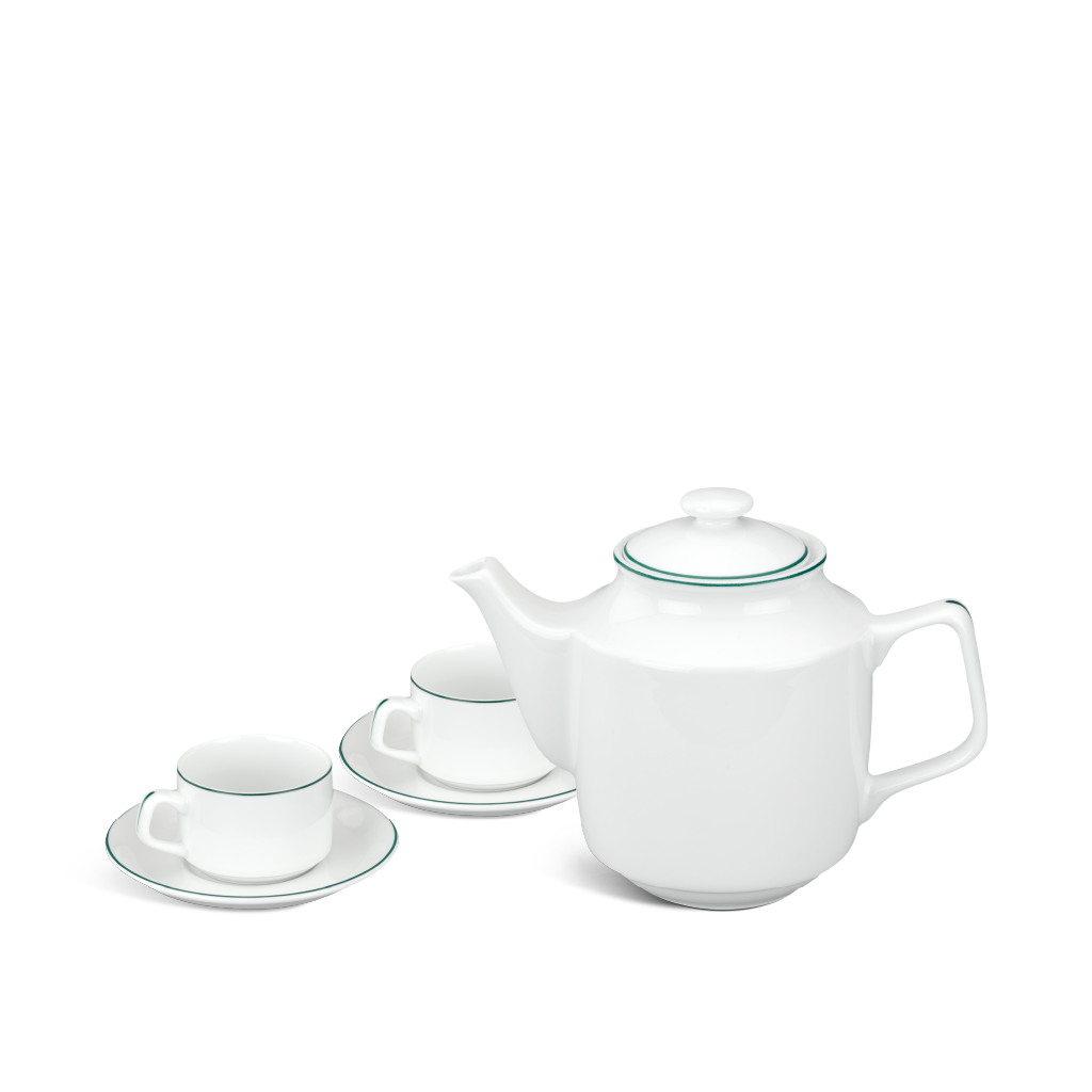 Bộ Trà Jasmine 1.1L Trắng