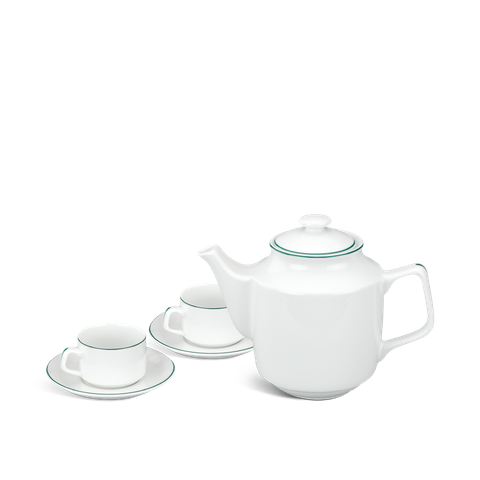  Bộ trà 1.1 L - Jasmine - Chỉ Xanh Lá 