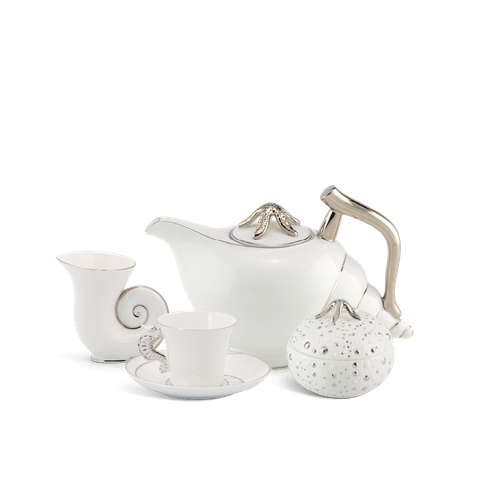  Bộ trà 1.2 L - Ngọc Biển IFP - Chỉ Bạch Kim 