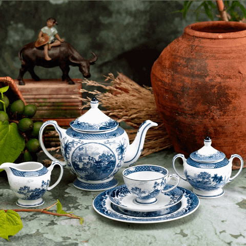  Bộ trà 1.3 L - Hoàng Cung - Hồn Việt 