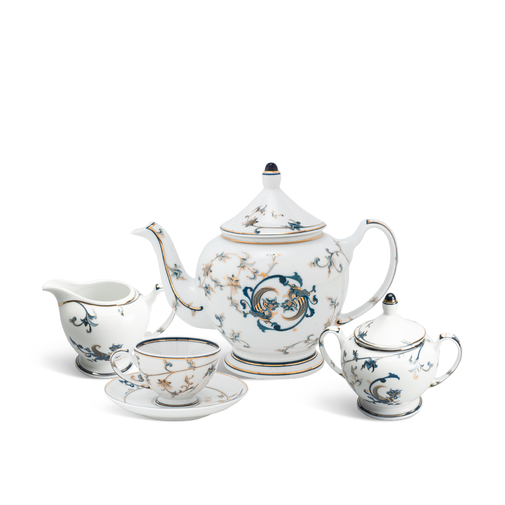 Bộ trà 1.3 L - Hoàng Cung - Lạc Hồng Vàng