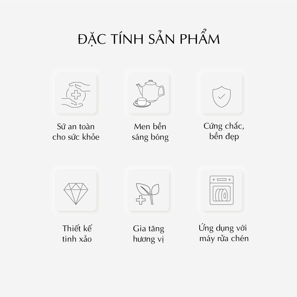 Bộ trà 1.3 L - Hoàng Cung - Lạc Hồng