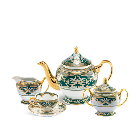  Bộ trà 1.3 L - Hoàng cung - Sen Ngọc Bích 