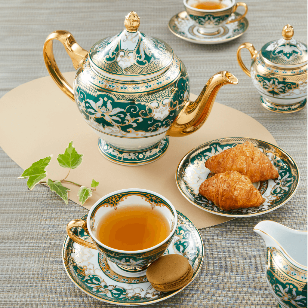 Bộ trà 1.3 L - Hoàng cung - Sen Ngọc Bích
