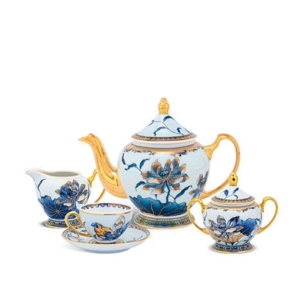 Bộ trà 1.3 L - Hoàng Cung - Sen Ngọc