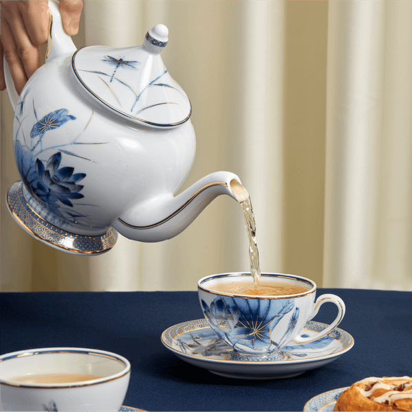 Bộ trà 1.3 L - Hoàng Cung - Sen Vàng