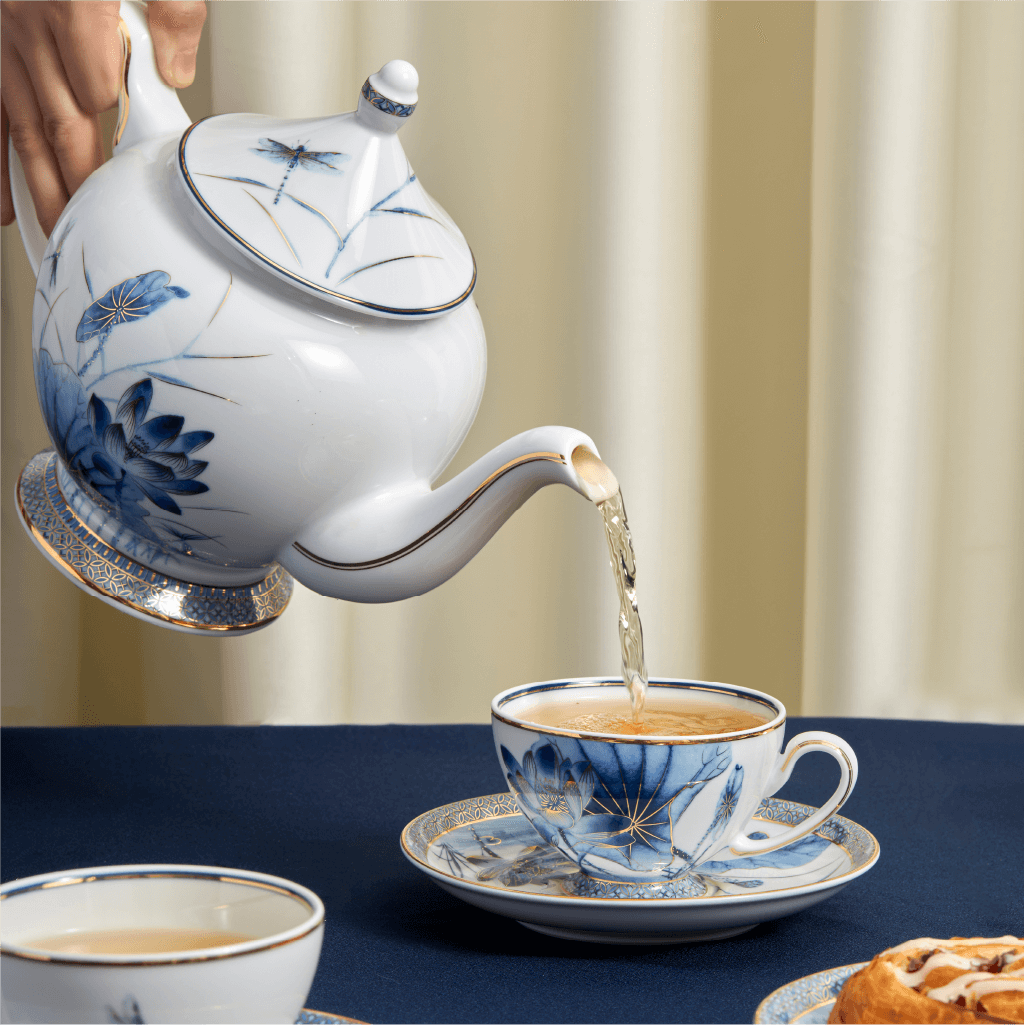 Bộ trà 1.3 L - Hoàng Cung - Sen Vàng