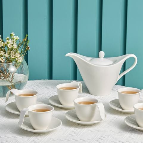  Bộ trà cao 0.45 L - Anh Vũ IFP - Trắng Ngà 