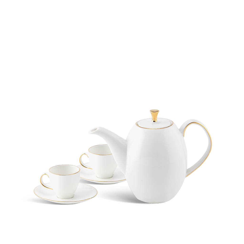 Bộ trà cao 0.47 l - anna ifp - chỉ vàng