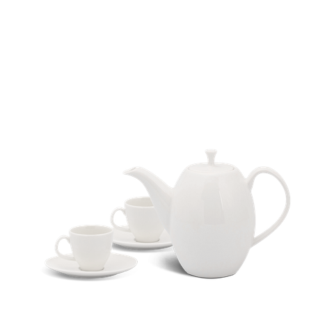  Bộ trà cao 0.47 L - Anna - Trắng Ngà 