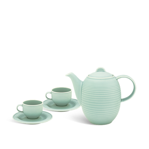  Bộ trà 0.8 L Cordon - Men Ngọc Sương Mờ 