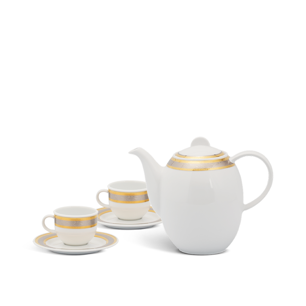 Bộ Trà Sago 0.8L Hoa Hồng