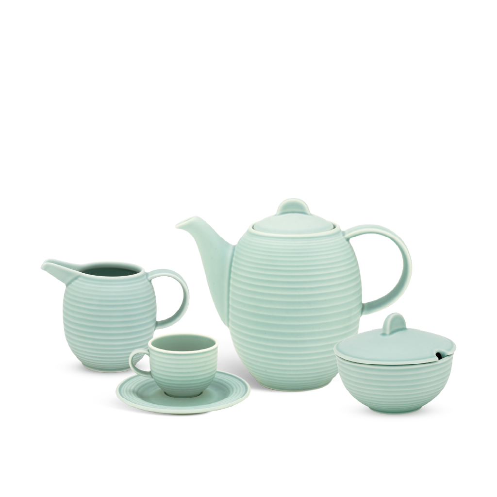 Bộ trà 1.3 L Cordon - Men Ngọc Sương Mờ