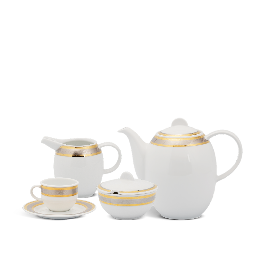 Bộ trà cao 1.3 l - sago - hoa hồng