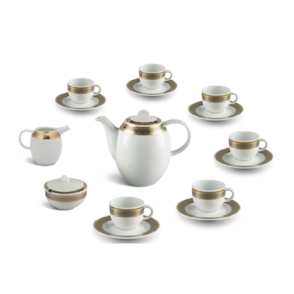 Bộ Trà Sago 1.3L Hoa Hồng