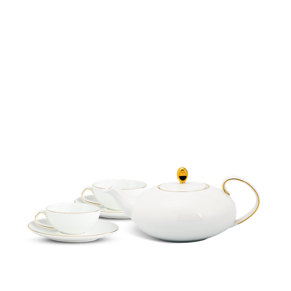 Bộ trà elip 0.47 L - Anna- Viền Chỉ Vàng