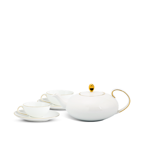  Bộ trà elip 0.47 L - Anna- Viền Chỉ Vàng 