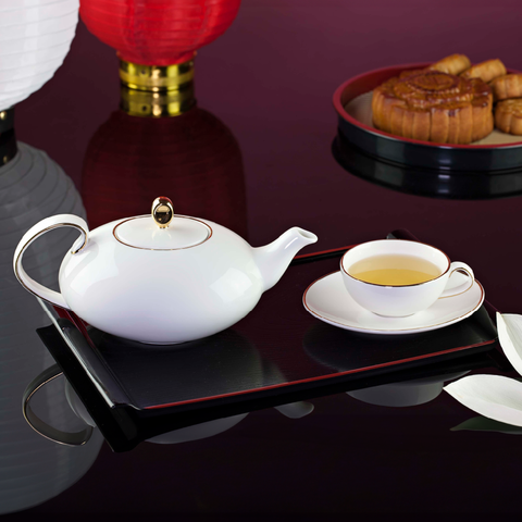  Bộ trà elip 0.47 L - Anna- Viền Chỉ Vàng 