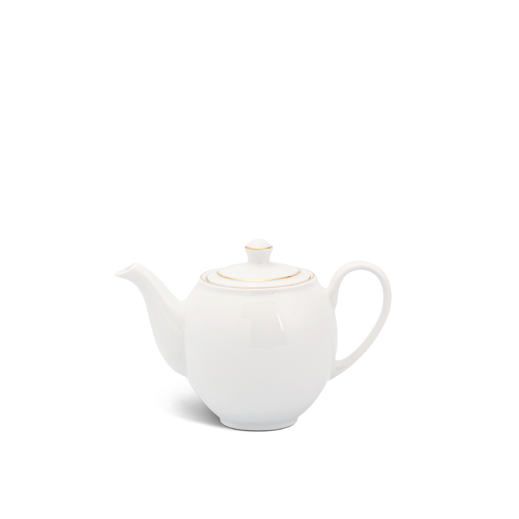Bình trà + nắp - Camellia - Chỉ Vàng