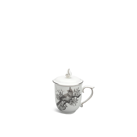  Ca trà 0.30 L + nắp - Mẫu đơn IFP - Chim Chào Mào 