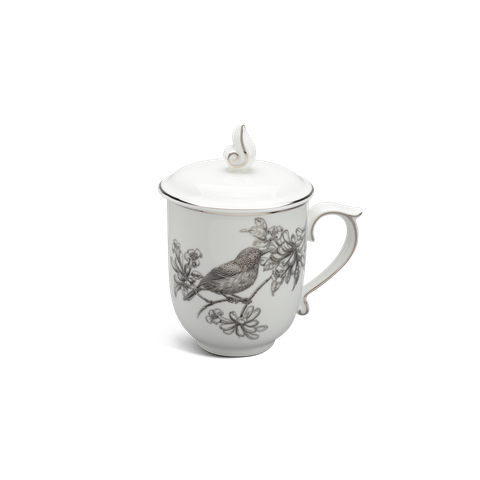  Ca trà 0.30 L + nắp - Mẫu đơn IFP - Chim Hút Mật 