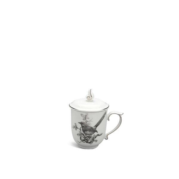 Ca trà 0.30 L + nắp - Mẫu đơn IFP - Chim Chích Chòe