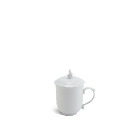  Ca trà 0.30 L - Mẫu Đơn  - Trắng 