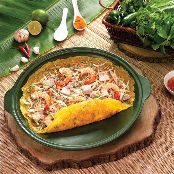 Chảo chiên dưỡng sinh 35cm + nắp - HealhyCook - Xanh rêu