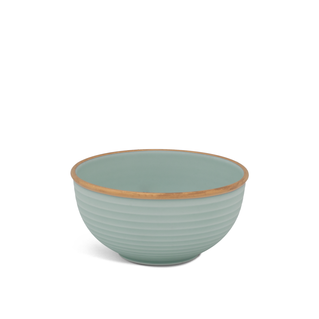 Chén cơm 11.5 cm - Cordon - Men Ngọc Sương Mờ (Trang trí Vàng)