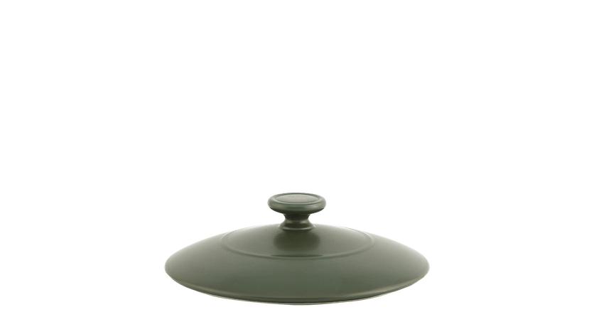 Nắp nồi dưỡng sinh luna (nồi cạn) 3.0 l - xanh rêu