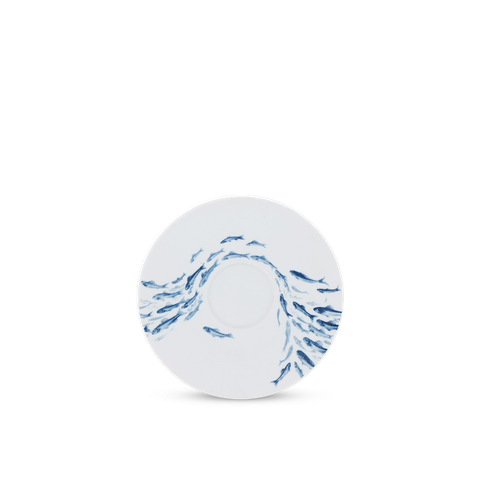  Dĩa lót chén 15 cm - Jasmine - Cá Cơm Sương Mờ 