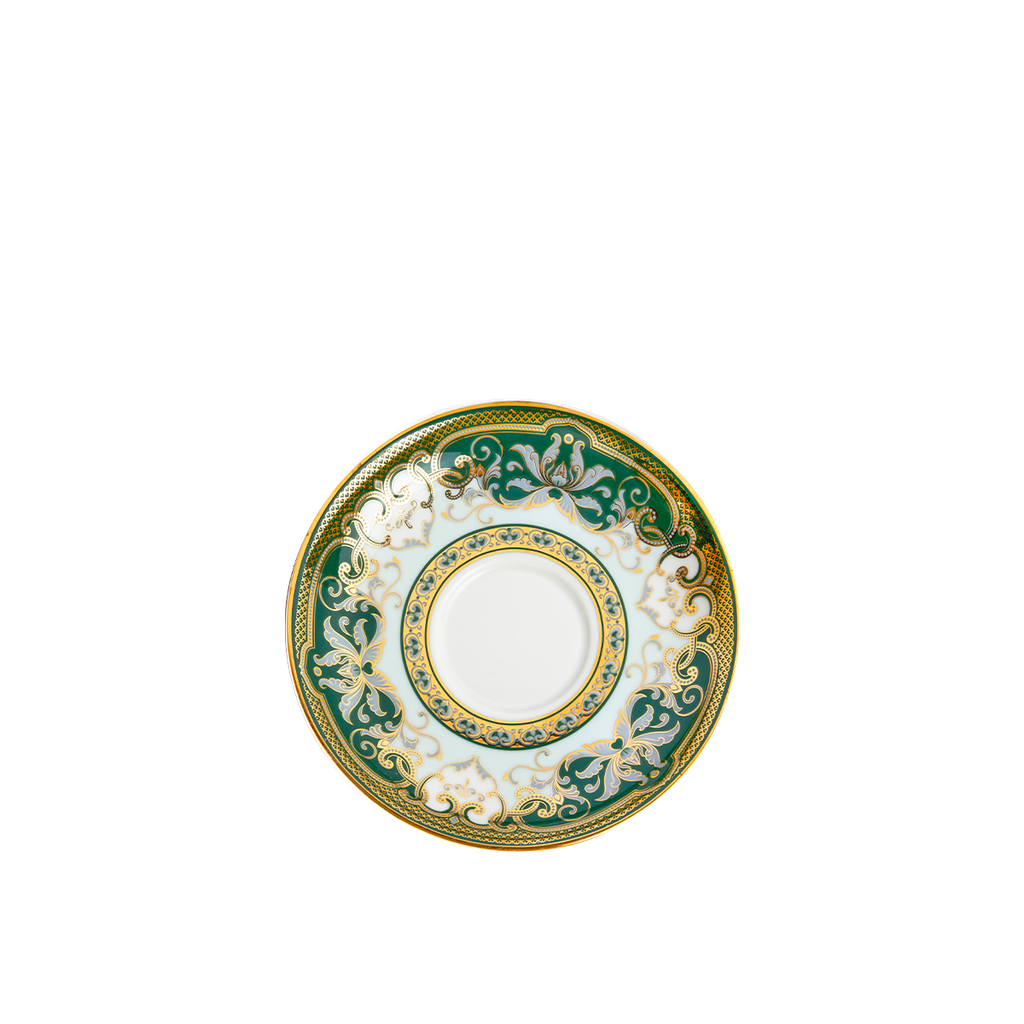 Dĩa lót tách 13 cm - Hoàng Cung - Sen Ngọc Bích