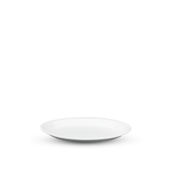 Dĩa oval ảo - Daisy - Trắng