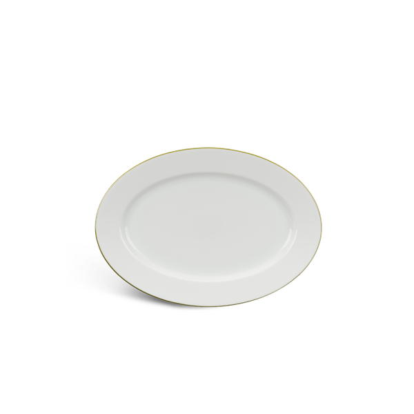 Dĩa oval - Jasmine - Chỉ Vàng
