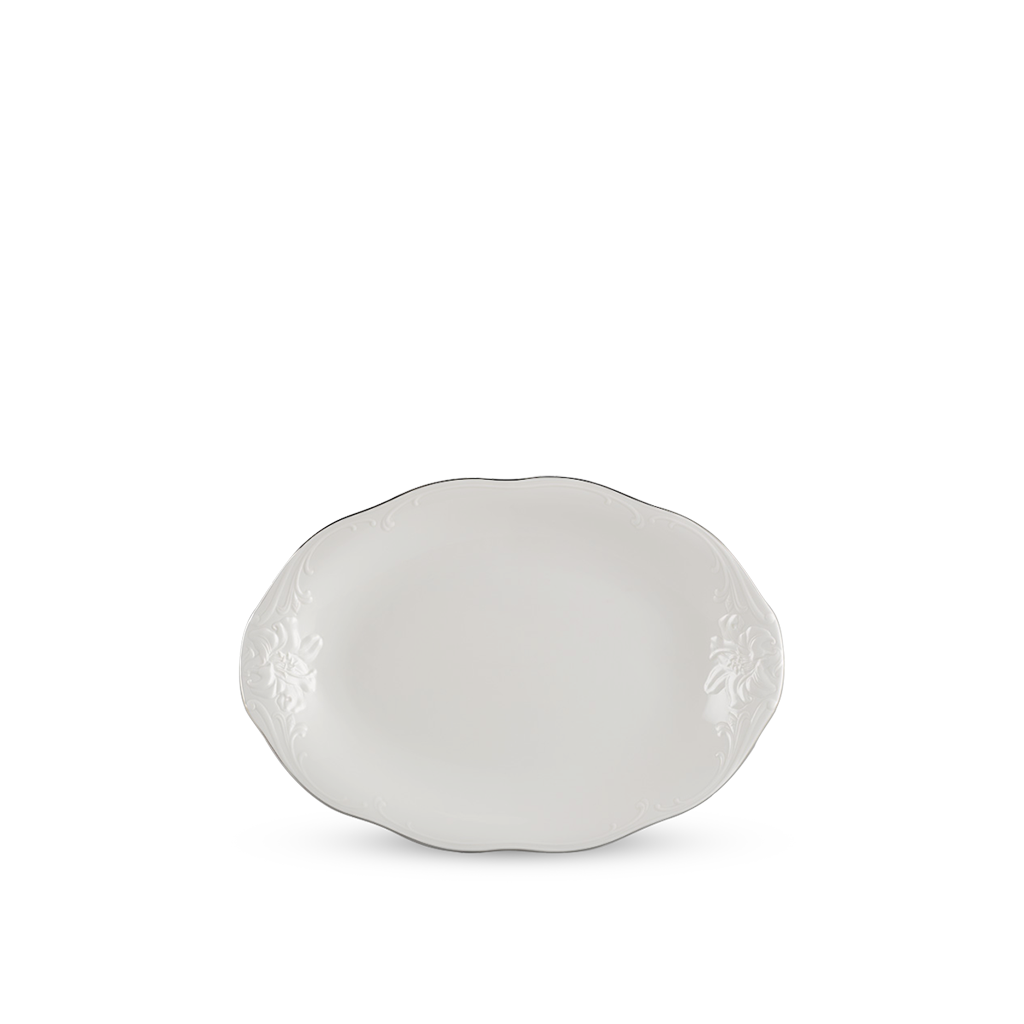 Dĩa oval - Đài Các IFP - Chỉ Bạch Kim