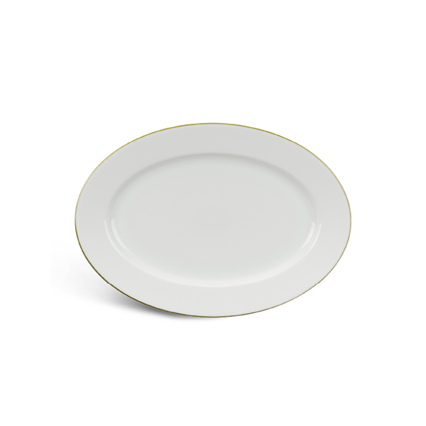 Dĩa oval - Jasmine - Chỉ Vàng