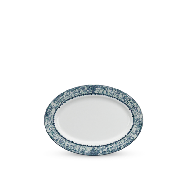 Dĩa oval - Jasmine - Vinh Quy Nhạt