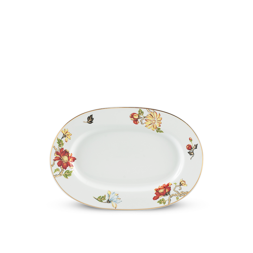 Dĩa oval 32 cm - Camellia - Cát Tường