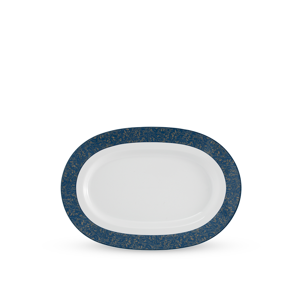 Dĩa oval 32 cm - Camellia - Diệp Lục