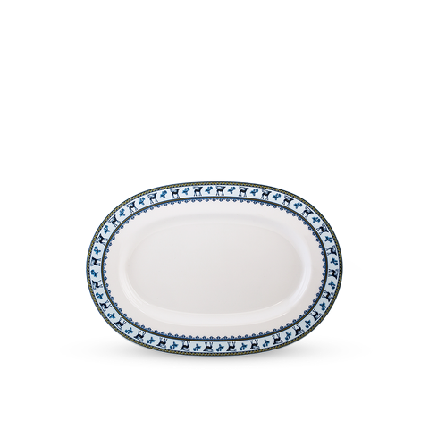  Dĩa oval 32 cm - Camellia - Lộc Lạc 