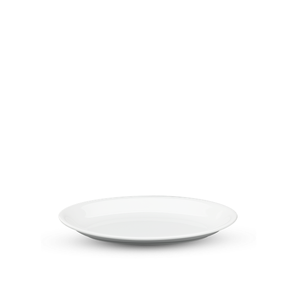 Dĩa oval ảo - Daisy - Trắng