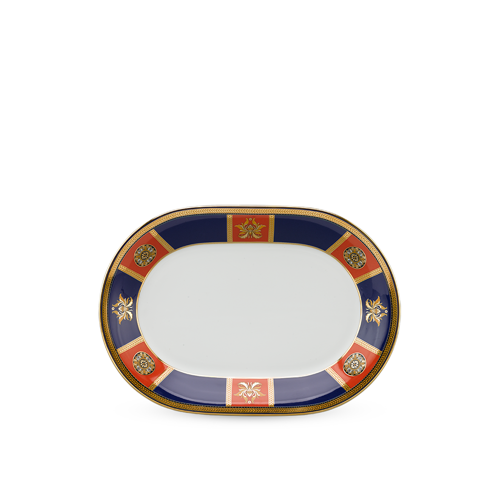 Dĩa oval 32 cm - Tulip - Trống Đồng