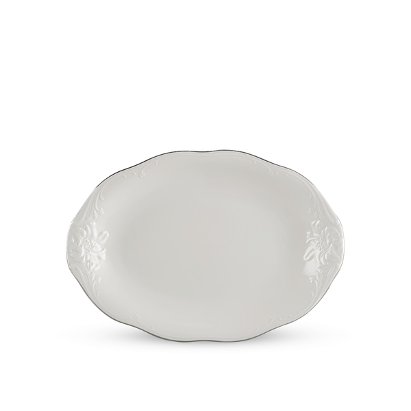 Dĩa oval - Đài Các IFP - Chỉ Bạch Kim