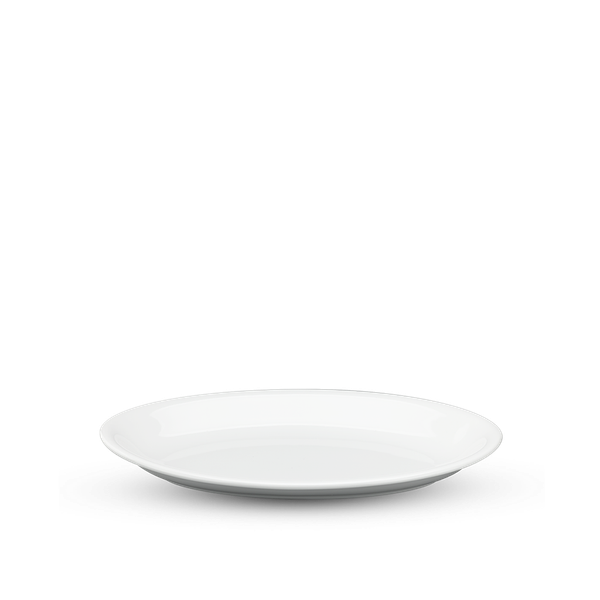 Dĩa oval ảo - Daisy - Trắng